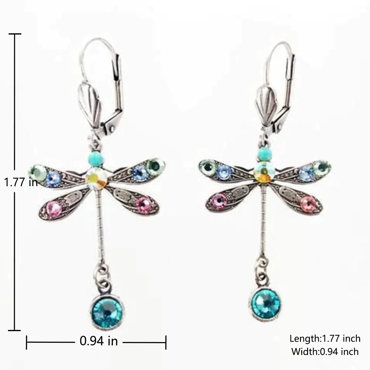 Fascinierende Libellenohrringe aus feiner Handarbeit