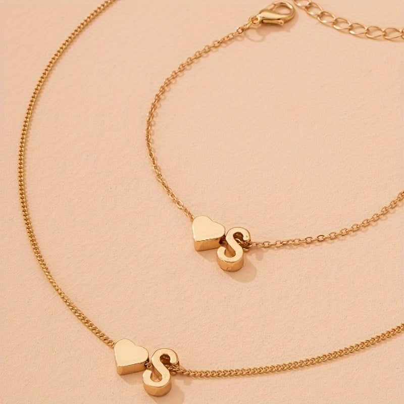 Liebes Halskette- und Armband-Set