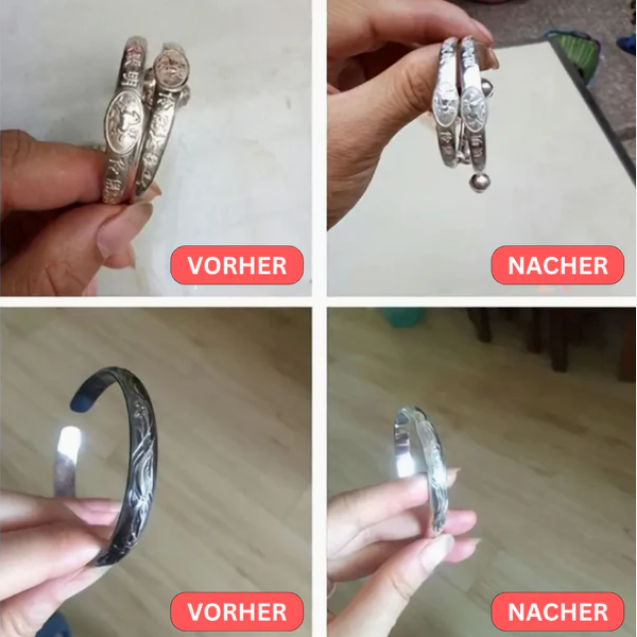 Ema's Premium Schmuckreinigungstücher – 50 Stück für strahlenden Glanz