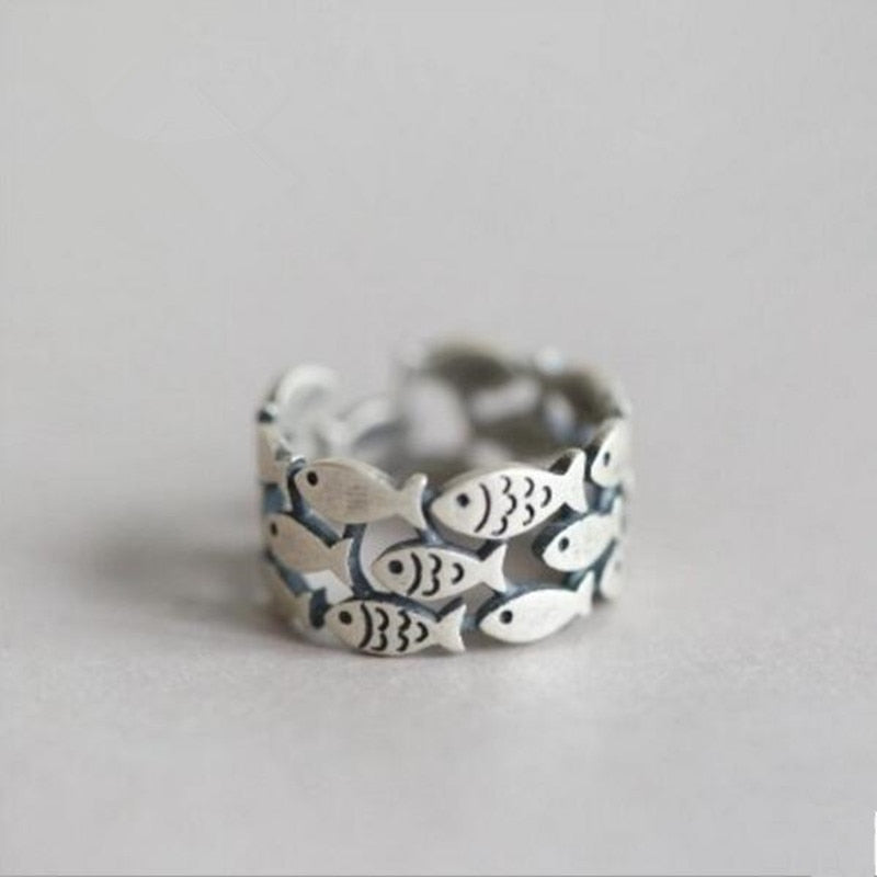 Eleganter Fisch-Ring für stilvolle Akzente