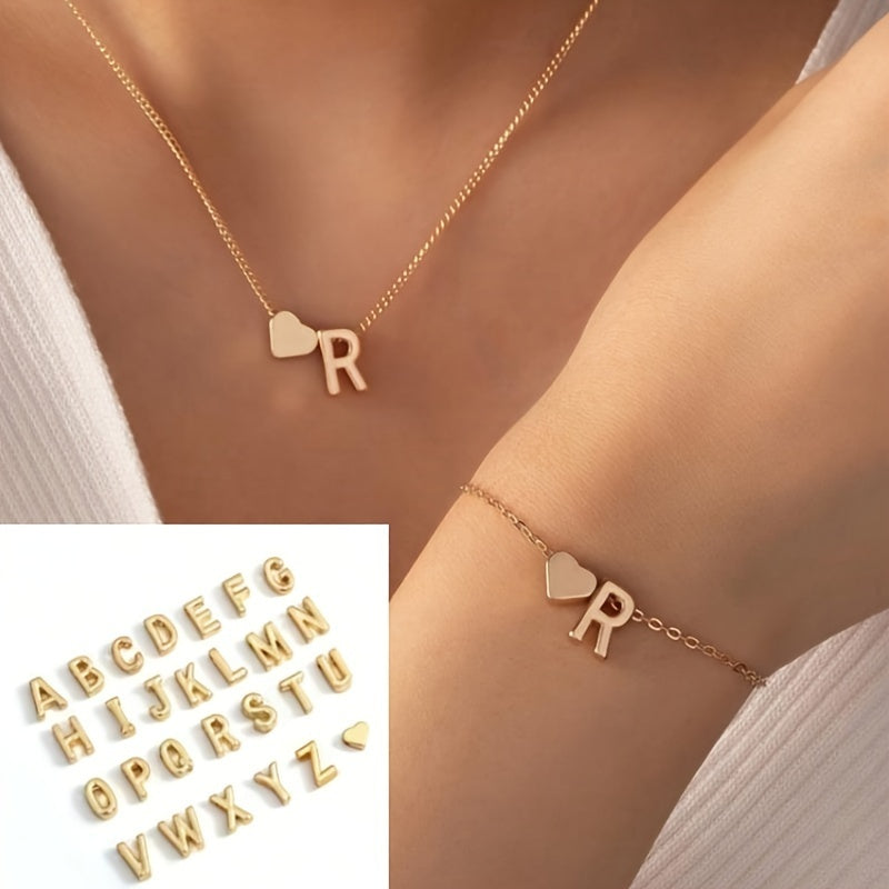 Liebes Halskette- und Armband-Set