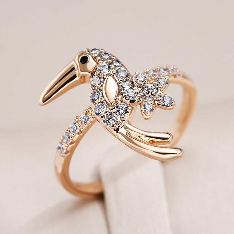 Funkelnde Eleganz: Der exquisite Vogelring