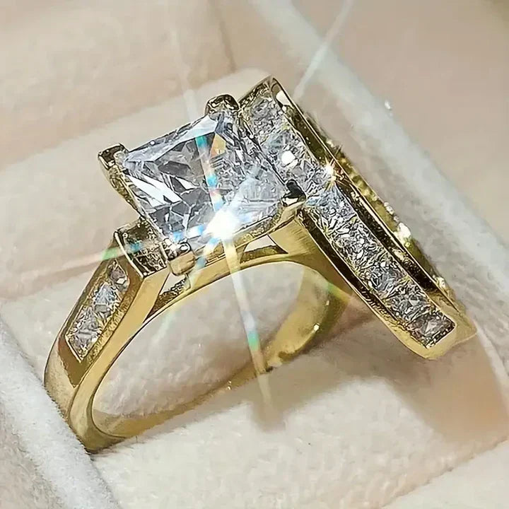 Faszinierendes Vintage-Ring-Set mit glänzendem Finish