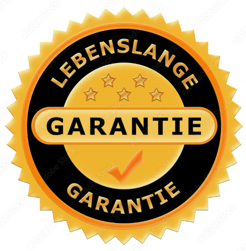 + Lebenslange Garantie & Austausch