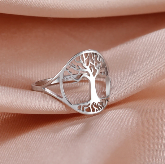 Eleganter Ring aus 925er Sterlingsilber mit zeitlosem Lebensbaum – das perfekte Geschenk für die Mutter