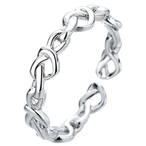 Herzverzierter Ring aus hochwertigem 925er Sterlingsilber