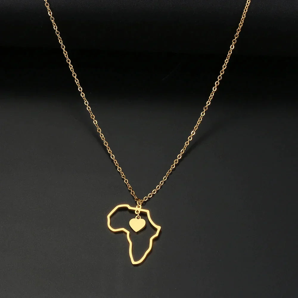 Elegante Goldkette mit herzförmigem Kontinentalanhänger