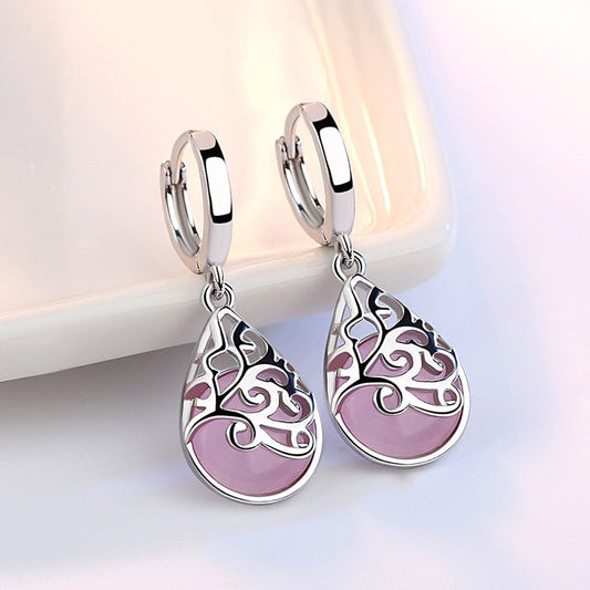 Elegante Baum des Lebens Ohrringe aus echtem 925er Sterling Silber