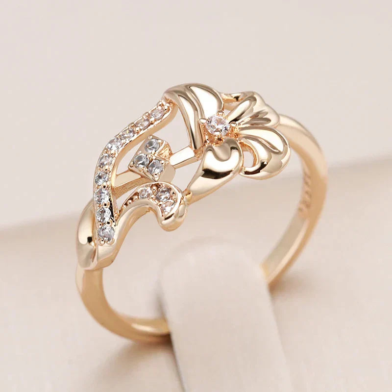 Eleganter Ring mit verführerischer Vergoldung