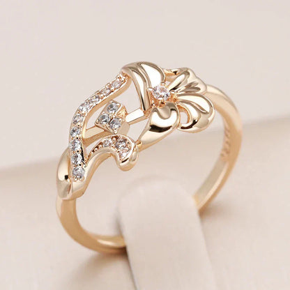 Eleganter Ring mit verführerischer Vergoldung