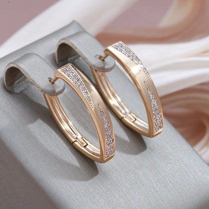 Elegante Gold- und Brillantohringe für einen Hauch von Luxus