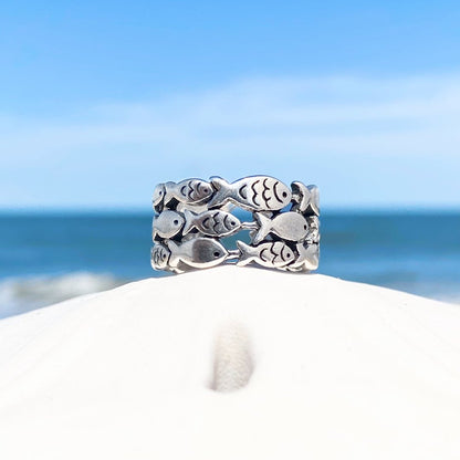 Eleganter Fisch-Ring für stilvolle Akzente