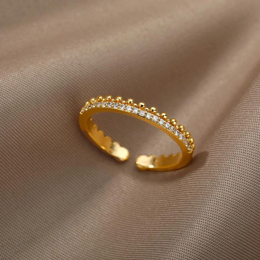 Eleganter Ring mit verführerischer Vergoldung